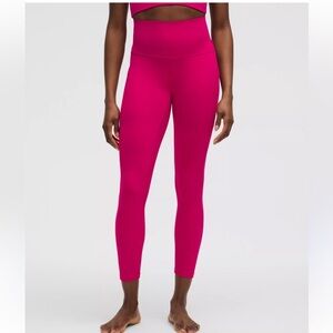 Lululemon Align™ High-Rise Pant Magenta Pink with Waistband Pocket Size 0 yoga